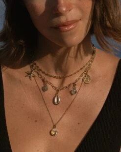 Charm Moana -Aglaia collier mode tendance coquillage chaine summer bijoux pierre mer 2